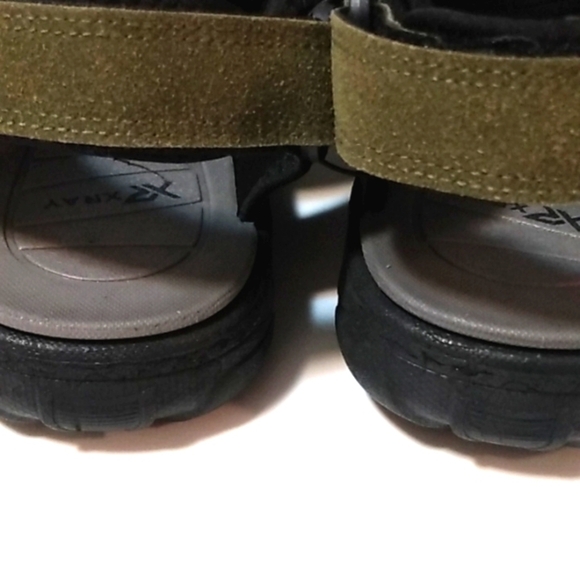 XRAY OLIVE GREEN CUSHIONED CLOSED TOE SANDALS SIZE 9 NWT - Picture 6 of 10
